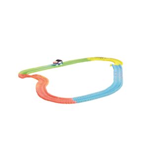 Magic 220-Piece Bendable and Glowing Race Track Multicolor 11ft Magic 220-Piece Bendable and Glowing Race Track Multicolor 11ft